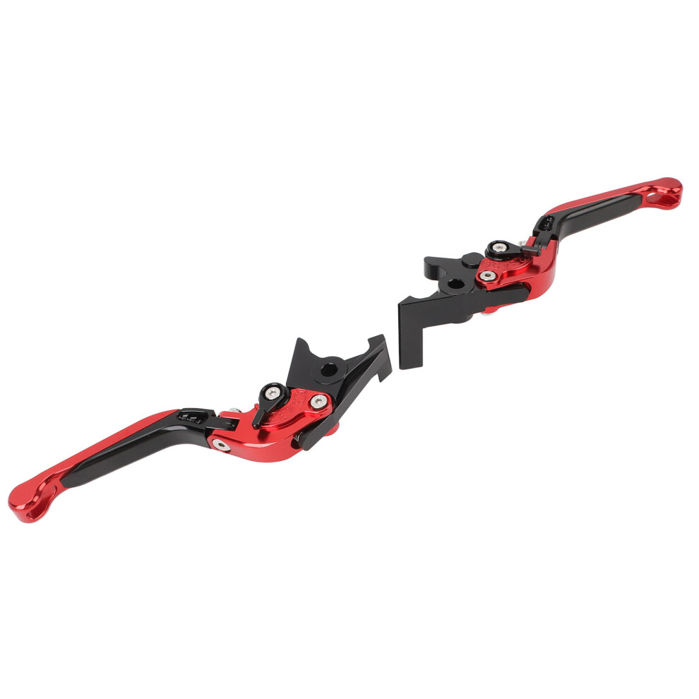 Aluminum Adjustable Folding Clutch Levers For Forza X-Adv 125-750, Red 8481387651559