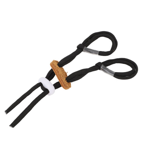 Polyester Adjustable Archery Finger Sling for Recurve Bow Black