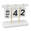Standing Flip Calendar Vintage Reusable 3