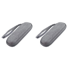 2X Scatola SSD Portatile M2 Custodia da Viaggio Custodia da Viaggio Scatola da Trasporto Custodia SSD Accessori di Ricambio Grigio