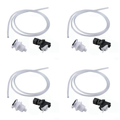 4X 16A Bath Tub Spa Waste Garbage Disposal Self-Lock Air  Push Button
