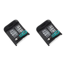 2X 9-in-1 Screwdriver Set Maintenance Tools Eight-Bit Screwdriver Portable Set Carry- Bag