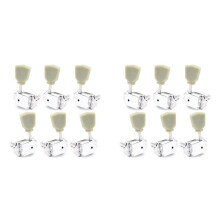 12 Pièces de Chevilles de Réglage de Guitare de Style Vintage 3L3R Compatibles avec les Pièces de Guitare