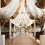 3X Tecido para Cortinas de Arco de Casamento 29,5 Polegadas X 26,25 Pés Cortinas Transparentes Brancas para Cerimônia de Casamento 10