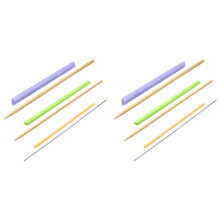 6 PCs Fabric Tube Turner for Sewing DIY Waistband Cloth Doll Making Bags Bow Tie Upturn Tools Sewing Tools