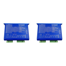 2X 2Phase Digital Stepper Driver 2DM860H 2.1A-8.4A 24-110VDC 18-80VAC Universal for NEMA34 Motor CNC Engraving Machine