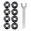 2X Angle Grinder Nut, 5/8-11 Grinder Flange Angle Metal Locking Nut 2
