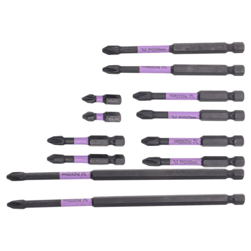 Magnetic Drill Bits D1 Anti-Slip and Shock-Proof Bits with Phillips Screwdriver Bits Magnetic Screwdriver Set (8Set) 1