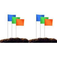 200Pack Marking Flags, Flags for Lawn, 15x4x5 Inch Landscape Flgs, Irrigation Flags, Lawn Flags,Yard Markers