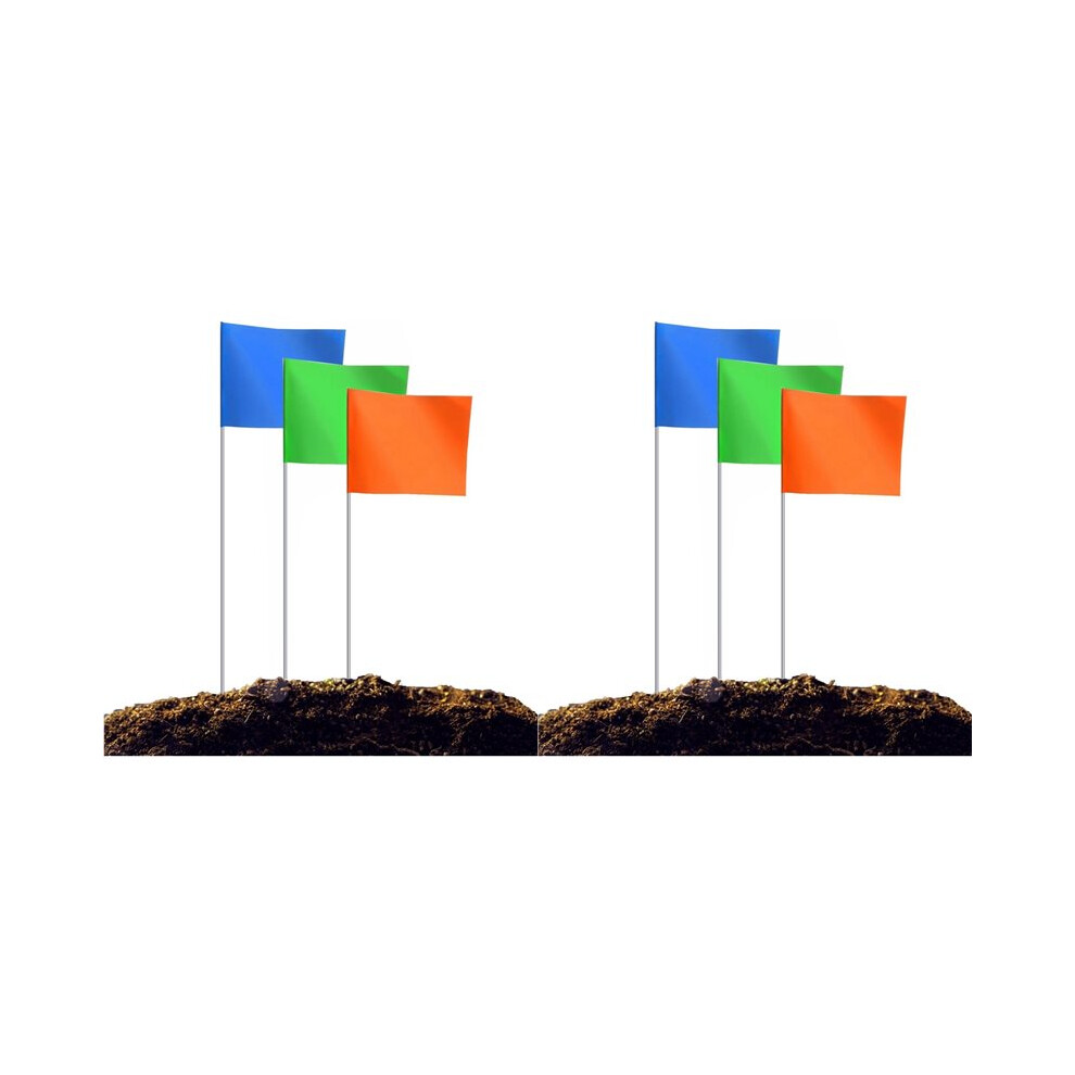 200Pack Marking Flags, Flags For Lawn, 15X4x5 Inch Landscape Flgs, Irrigation Flags, Lawn Flags,Yard Markers 6032933762100