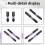 Magnetic Drill Bits D1 Anti-Slip and Shock-Proof Bits with Phillips Screwdriver Bits Magnetic Screwdriver Set (8Set) 9