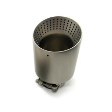 1 Embout de Silencieux D'Échappement Arrière en Acier Inoxydable de 51 mm à 89 mm pour Montage Arrière - Accessoires Auto