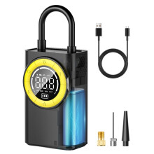 Portable Cordless Tire Inflator Digital Display Rechargeable Air Pump for Cars Bicycles & Balls