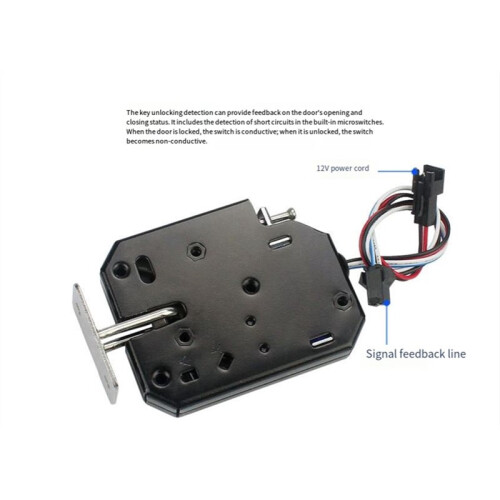 5Pcs Door Lock  12V Small Electromagnetic Lock Vending Electric Control  Cabinet Door Electronic Lock 2