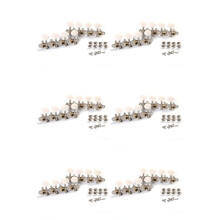 48X Mandolin String Tuning Pegs Machine Heads String Tuning L+R Pegs for Mandolin Instruments Accessory Part