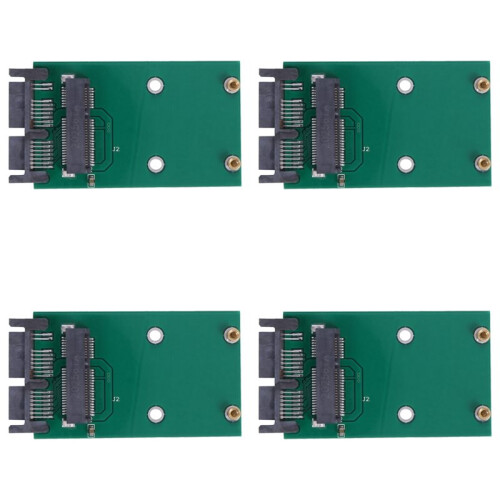 4X Scheda del Modulo Scheda Convertitore  PCI-e MSATA SSD un 1,8 Pollici Micro- Adattatore Scheda