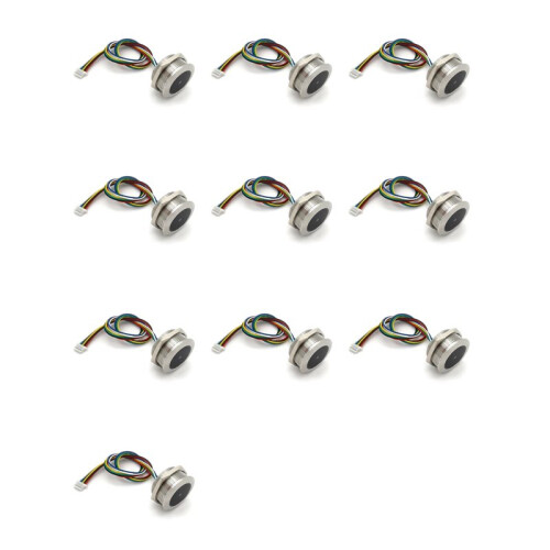 10X GM861 Metalen LED Controle Ring Indicatielampje UART Interface 1D/2D Bar Code QR Code Barcode Reader Module