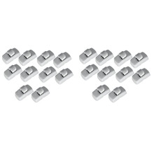 20Pcs for Fabia 6Y Octavia A4 A5 1U 1Z Superb B5 3U 3B0857561B Gray Front Sun Visor Sunvisor Hook Clips Bracket