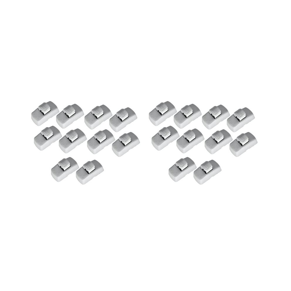 20Pcs For Fabia 6Y Octavia A4 A5 1U 1Z Superb B5 3U 3B0857561b Front Sun Visor Sunvisor Hook Clips Bracket Gray 6033428285340