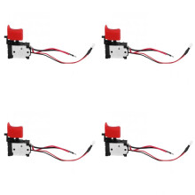 4X Black Adjustable CW/CCW Electric Drill Trigger 7.2V-24V