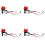 4X Black Adjustable CW/CCW Electric Drill Trigger  7.2V-24V 1