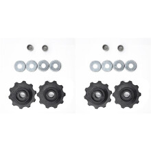 2X Kit de Conversion de Dérailleur Arrière Poulie 6MM Boulons de Roue Jockey pour Vintage Suntour ou Simplex