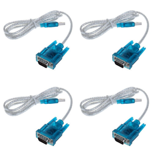 4X DB9 Computerdatakabel DB9 9-Pins VGA Vrouwelijke Kabel USB Naar R232 Interface Datakabel