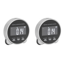 2X Ruban à Mesurer Numérique, Règle Roulante Électronique Haute Précision de 656 Pieds avec Écran LCD, Outil de Mesure de Règle Électronique
