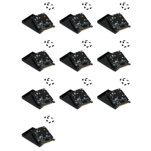 10X MSATA para 2,5 Polegadas 44PIN IDE HDD SSD Adaptador MSATA para PATA Converter Card Adapter com Caixa