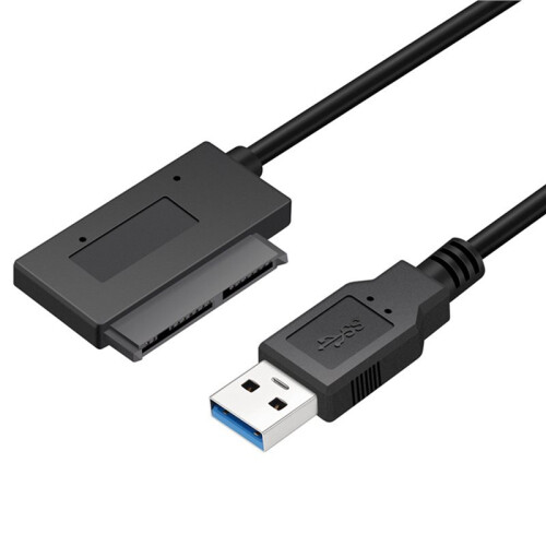 2X Cabo Adaptador USB 3.0 para Micro- para Cabo Conversor HDD SSD de 1,8 Polegadas USB3.0 para Cabo Msata 7+9 Pinos de 16 Pinos 2