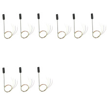9Pcs Construction HO/OO Model 3-Light Traffic Lights Signal LED Circuit Model DIY for Architecture Street Train Railway