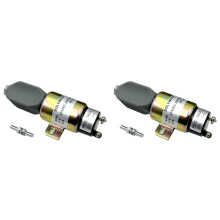 2X Engine Flameout Solenoid 1751ES-12E7U1B1S1 Fuel Shut Off Solenoid for Woodward Engine 12V