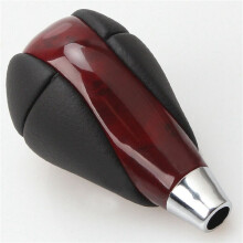 4X Red Leather Automatic Transmission Gear Shift Knob for ES is RX GS Gear High Quality