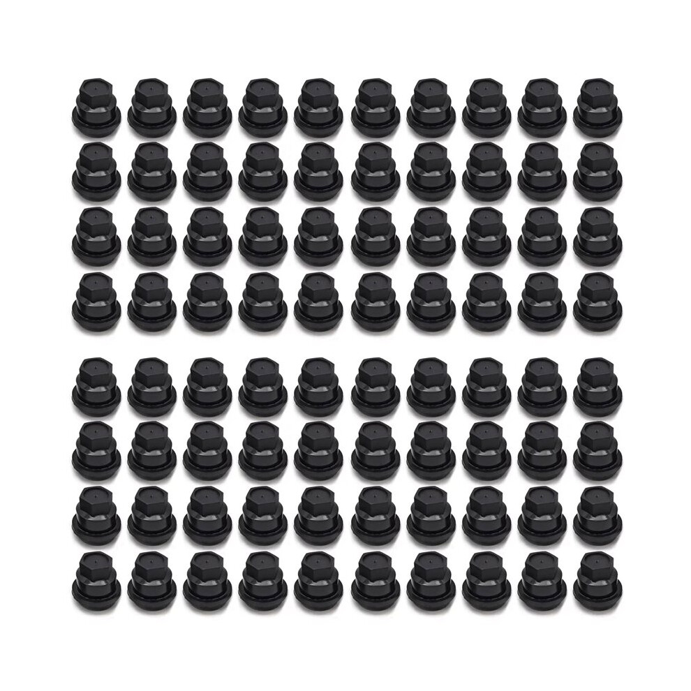 80Pcs Lug Nut Covers Cap For S10 Blazer & For Jimmy Sonoma 15661036 Black 6031511779950