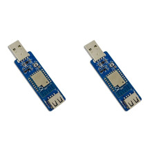 2X Tuya  USB-Schakelaar met Afstandsbediening, Timerschakelaar, 2.4G Wifi voor Afstandsbediening, APP-Schakelaar met Één Klik, Plug-And-
