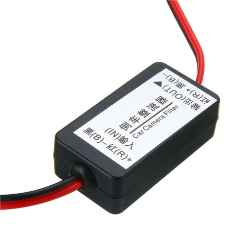 5X 12V  Power Relay Capacitor Filter Rectifier for Car Rear View Backup Camera