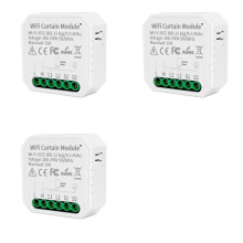 3X Tuya WIFI Curtain Module APP Remote Control 100-240VAC for Alexa Home Voice Control