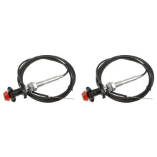 2pcs 10FT Heavy Duty Vernier Locking Throttle Cable 55204 VCGTX10 Truck Equipment