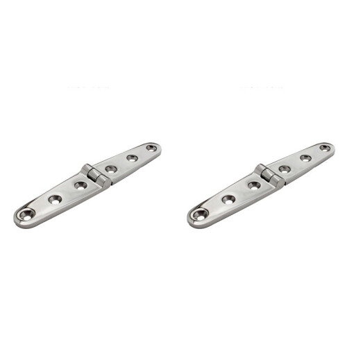 2X Stainless Steel 316 Heavy-Duty Hinge Folding Thickened Flat Hinge Hardware