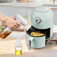 2X Elektrische Olijfolieverstuiver voor Koken, 8,5 Oz/250 Ml Instelbare Nevelbereik Olijfolie-Dispenserfles met Led-Lampje