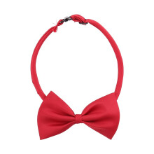 Cat Adjustable Collar Pet Bow Tie Pet Dog Necktie Bow Tie Puppy Accessory Cute Wine Red
