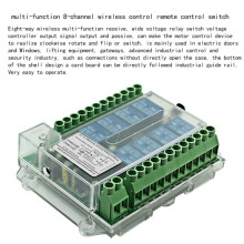 3X 8 Channel Wireless Rf Remote Control 12V/24V/36V 433MHz Remote Cont Remote Motor Control DC9V-72V