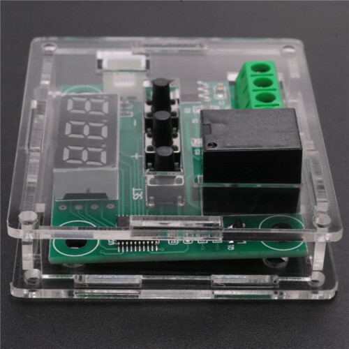 4PCS W1209  Digital Temperature Controller Module Electronic Temperature Temp Control Module  with Acrylic Case 1