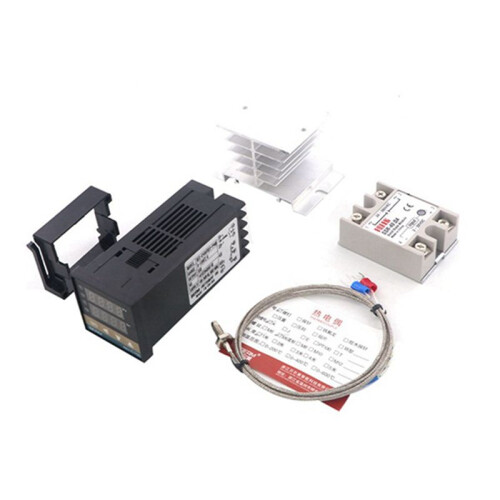 REX-C100 Digital Temperature Controller Thermostat Output Max.40A Relay K Thermocouple Probe