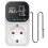 High-Precision Digital Display  Thermostat Fish Tank Touch Screen Home Thermostat Socket EU Plug 1
