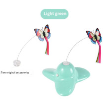 B Papillon Activé par le Mouvement Rotatif Jouets DrôLes Jouets Interactifs Intelligents Flutter Bug Jouet de Puzzle Automatique Jouet pour Chat