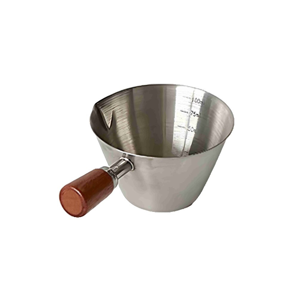 Tauoh Espresso Measuring Cup With Wooden Handle Coffee Shot Coffee Pouring Cup Home Kitchen Measuring Accessories