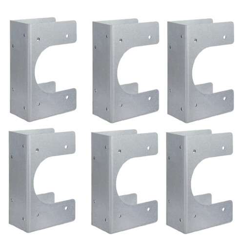 6pcs Triangular Bracket Wall Mount Shelf Wall Shelf Load-Bearing Partition Bracket Heavy-Duty Buckle