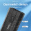 Aluminum Alloy High-Performance EDC Multi-Function Flashlight Portable Dual  4 LED Beads Power Display 2