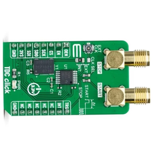 MIKROE-4770 TDC7200PWR Mikroe TDC Click Module Digital Converter TDC Click Module - New 1